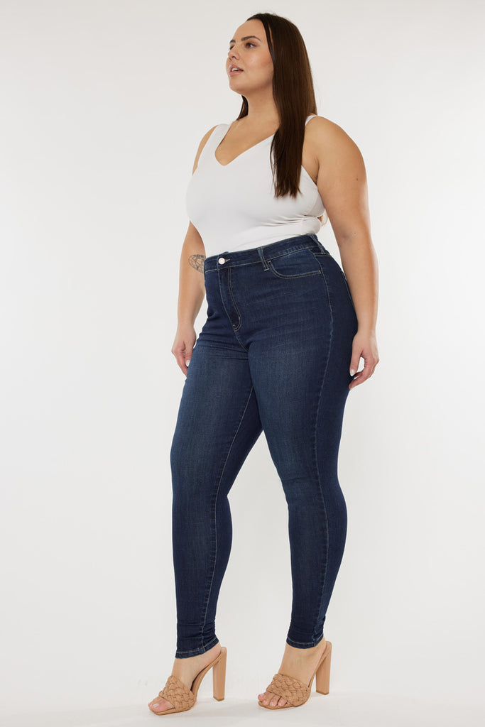 Bluebird High Rise Super Skinny Jeans (Plus Size) - Official Kancan USA