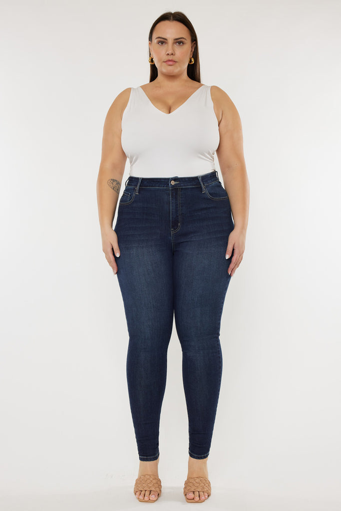 Bluebird High Rise Super Skinny Jeans (Plus Size) - Official Kancan USA