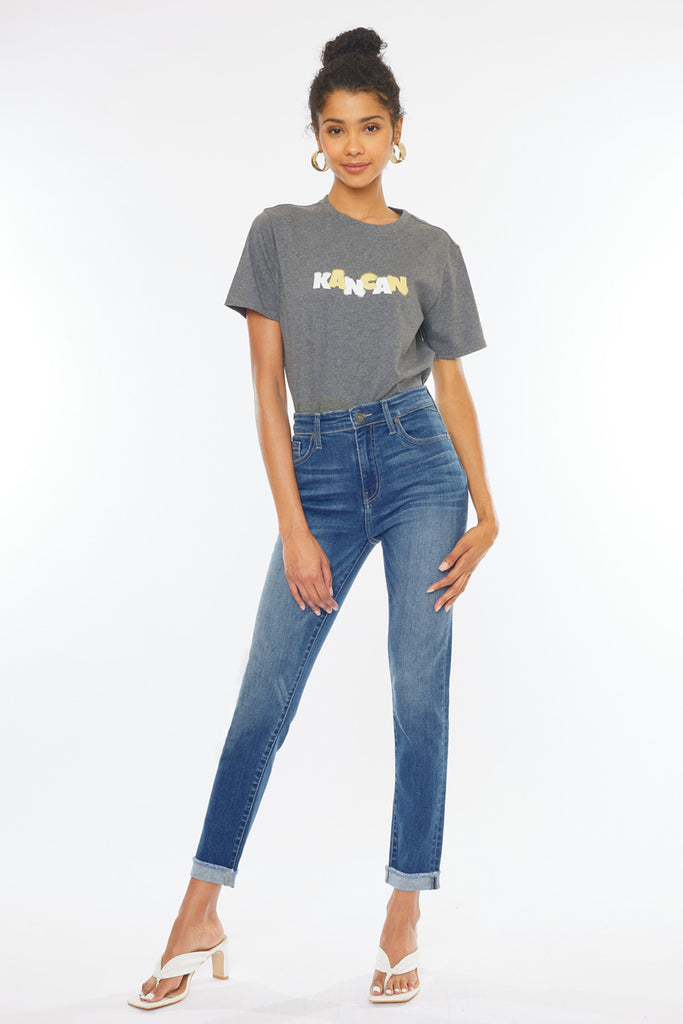 Janice High Rise Cigarette Leg Jeans(needs price) - Official Kancan USA