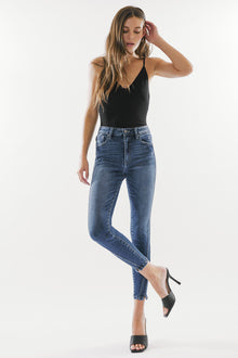  Hannah High Rise Ankle Skinny Jeans - Official Kancan USA