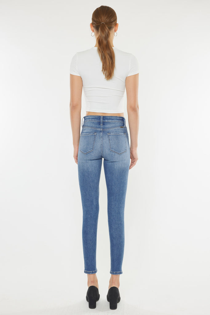 Kristen High Rise Ankle Skinny Jeans - Official Kancan USA