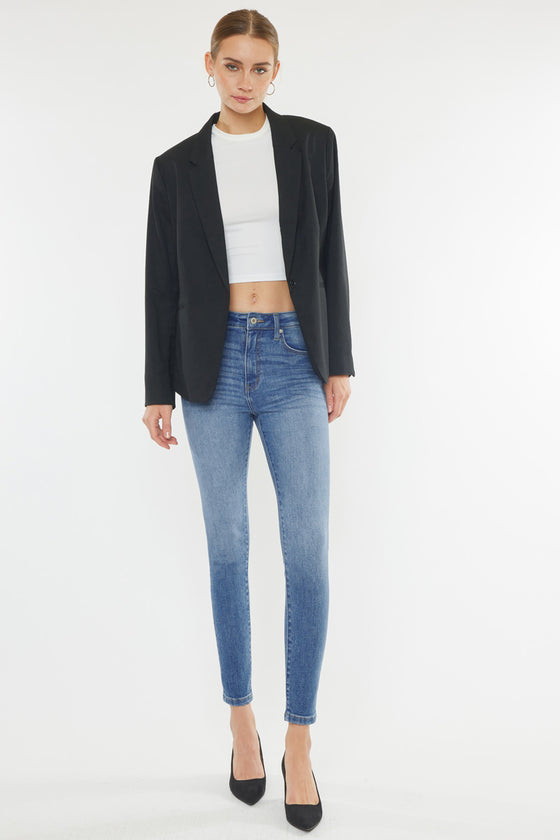 Kristen High Rise Ankle Skinny Jeans - Official Kancan USA