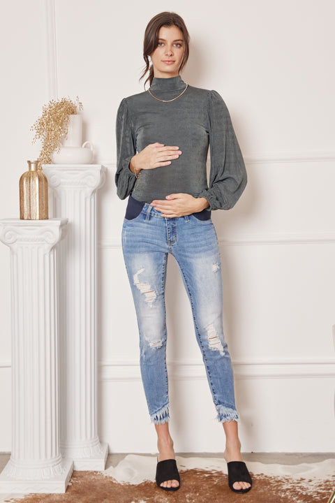 Penn Maternity Ankle Skinny Jeans - Official Kancan USA