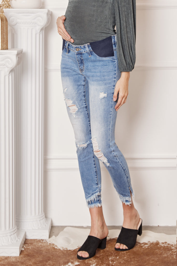 Penn Maternity Ankle Skinny Jeans - Official Kancan USA