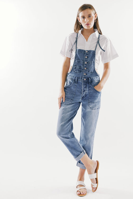 Marceline Straight Leg Overalls - Official Kancan USA