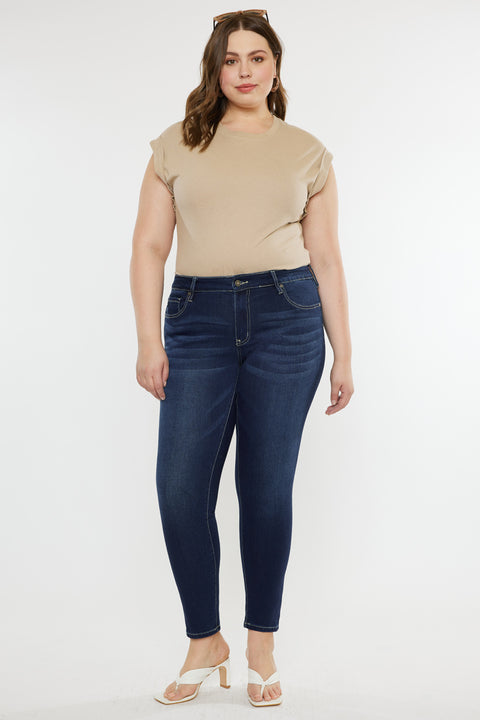 Elizabeth High Rise Super Skinny Jeans (Plus Size) - Official Kancan USA