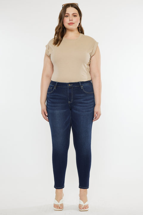 Elizabeth High Rise Super Skinny Jeans (Plus Size) - Official Kancan USA