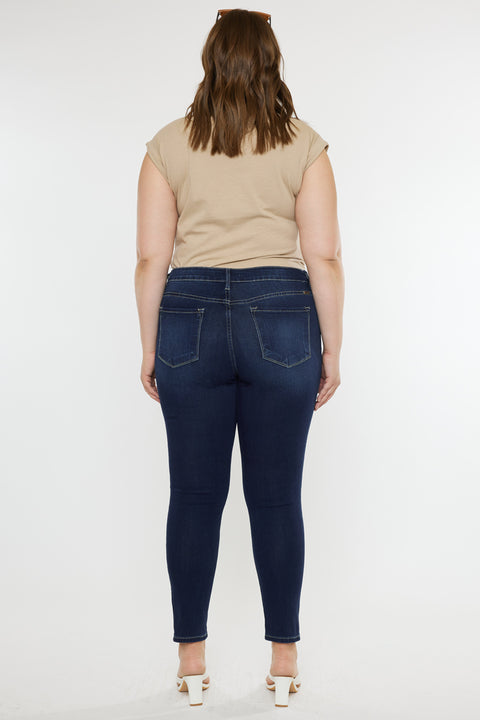 Elizabeth High Rise Super Skinny Jeans (Plus Size) - Official Kancan USA