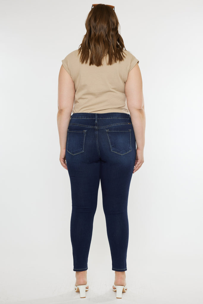 Elizabeth High Rise Super Skinny Jeans (Plus Size) - Official Kancan USA