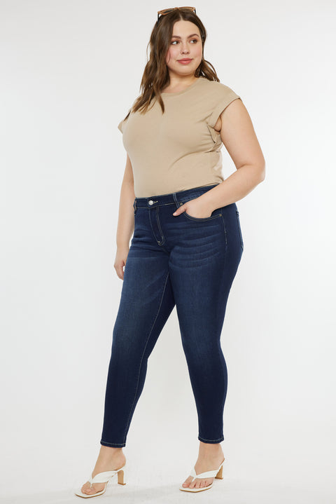 Elizabeth High Rise Super Skinny Jeans (Plus Size) - Official Kancan USA