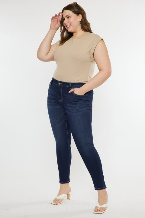 Elizabeth High Rise Super Skinny Jeans (Plus Size) - Official Kancan USA