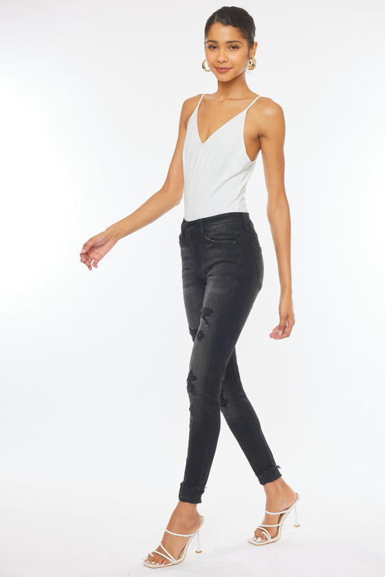 Jessie Mid Rise Super Skinny Jeans - Official Kancan USA