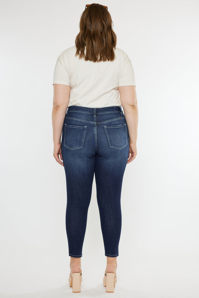 Tanya High Rise Super Skinny Jeans (Plus Size) - Official Kancan USA