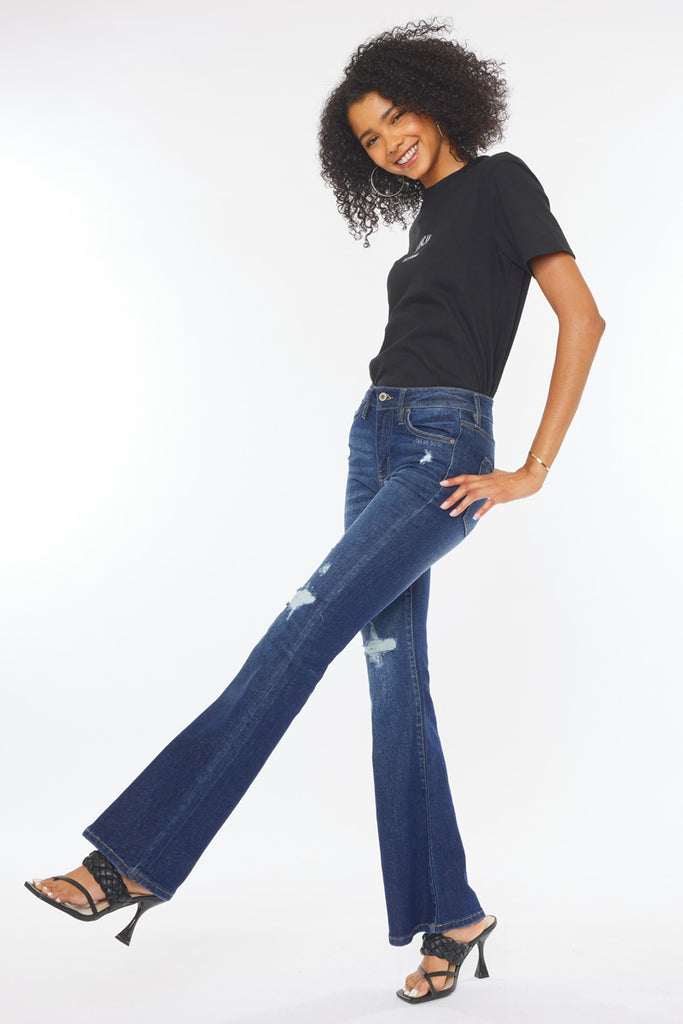 Odie High Rise Flare Jeans - Official Kancan USA