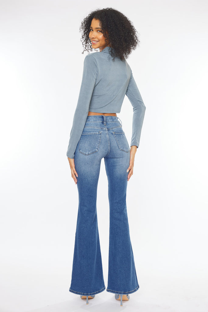 Odie High Rise Flare Jeans - Official Kancan USA