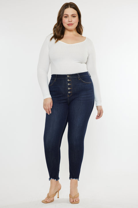 Martha High Rise Super Skinny Jeans (Plus Size) - Official Kancan USA