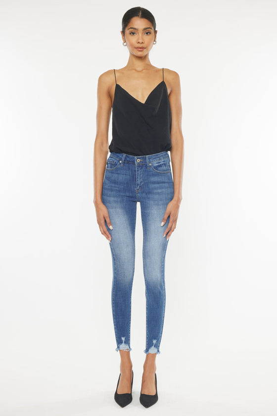 Esther High Rise Ankle Skinny Jeans - Official Kancan USA