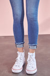 Kennedy Mid Rise Ankle Skinny Jeans - Official Kancan USA