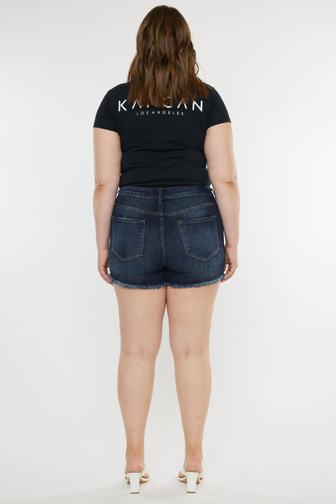 Ellie High Rise Shorts (Plus Size) - Official Kancan USA