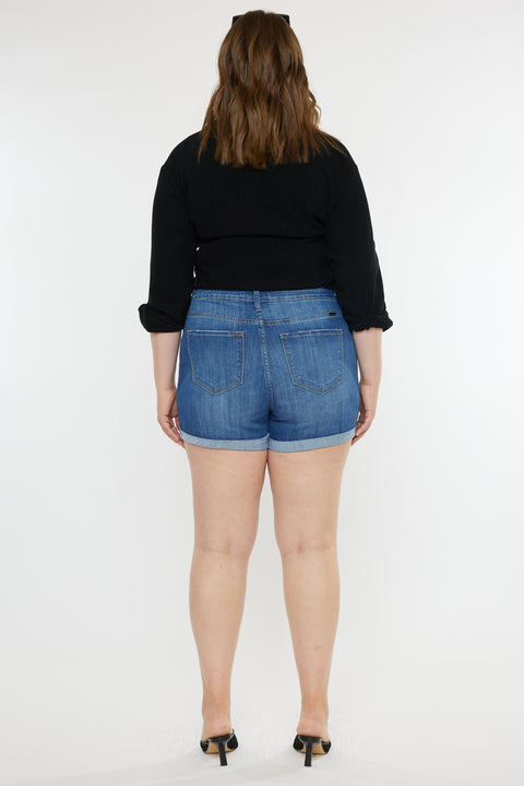 Gabriella High Rise Shorts (Plus Size) - Official Kancan USA