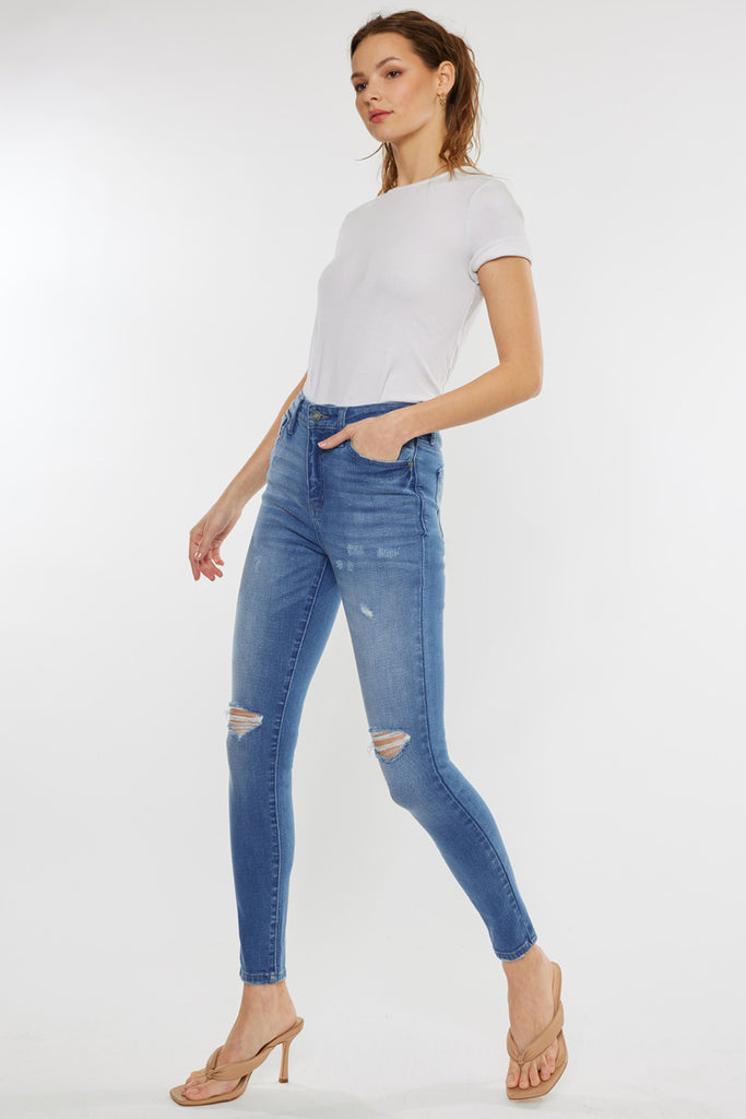 Hilarie High Rise Super Skinny Jeans - Official Kancan USA