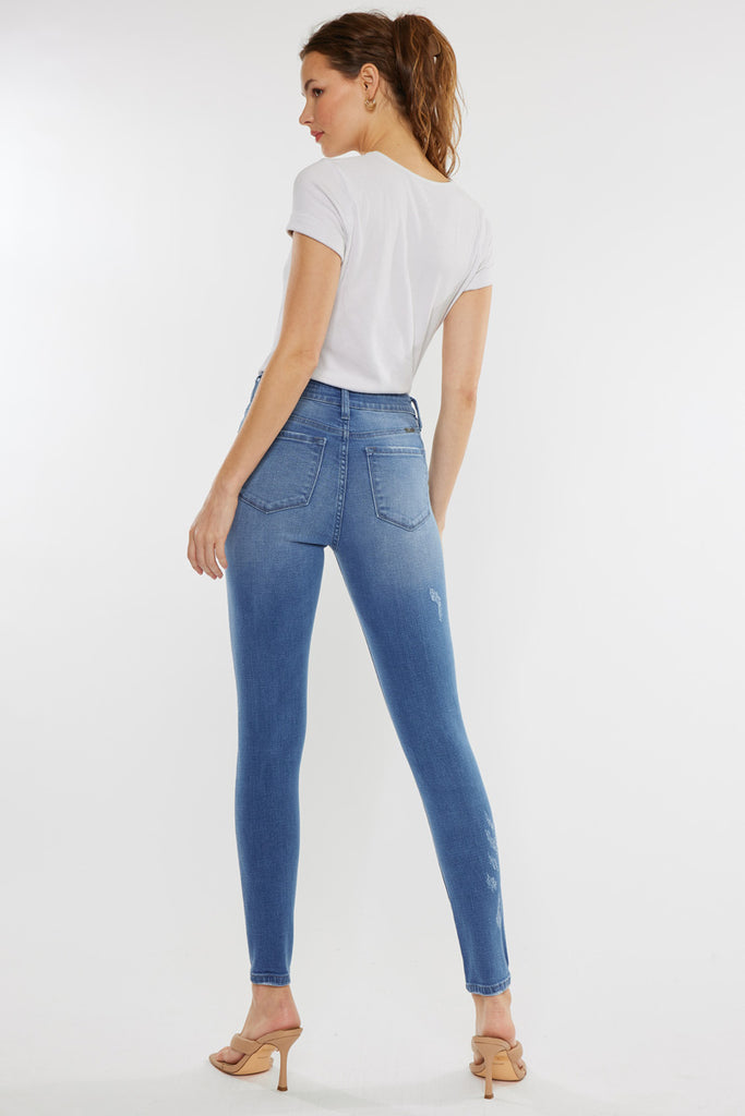 Hilarie High Rise Super Skinny Jeans - Official Kancan USA