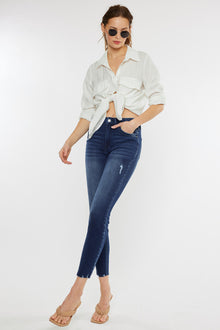  Evangeline High Rise Ankle Skinny Jeans - Official Kancan USA