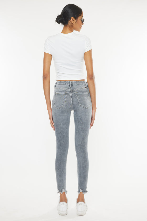 Soft Surroundings Ultimate Denim Foil Skinny Jeans Size 14 High-rise Waist  2DT79 