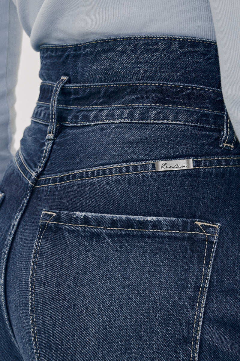 Zinc Ultra High Rise Belted 90's Wide Leg Jeans – Official Kancan USA