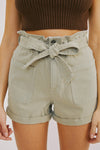 Laquell Ultra High Rise Belted Paperbag Shorts - Official Kancan USA