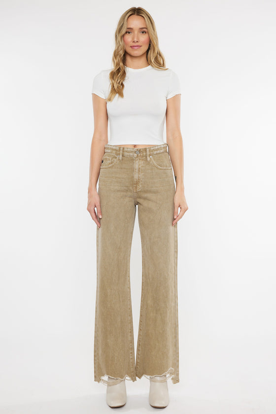 Mikaella Ultra High Rise 90's Flare Jeans - Official Kancan USA