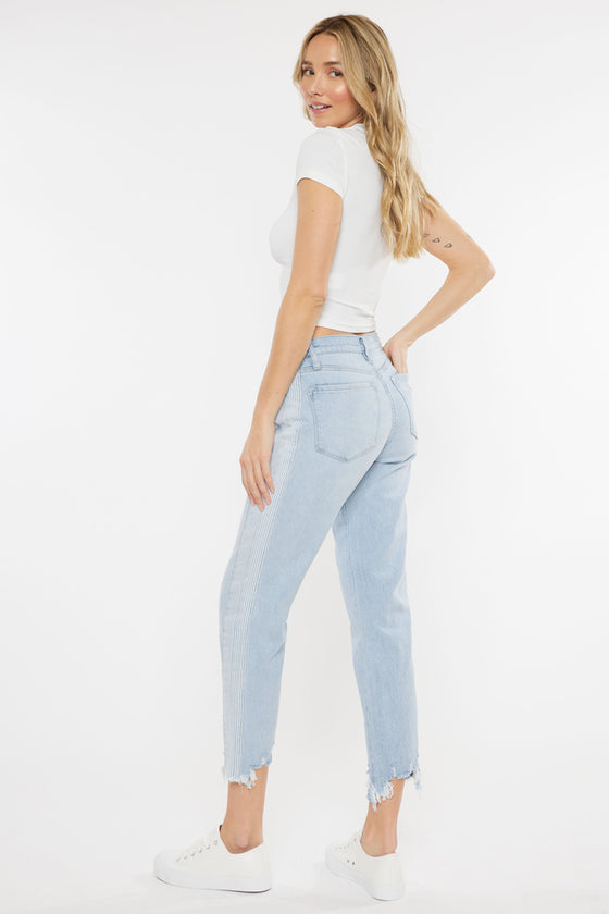 Erin High Rise Slim Straight Jeans - Official Kancan USA