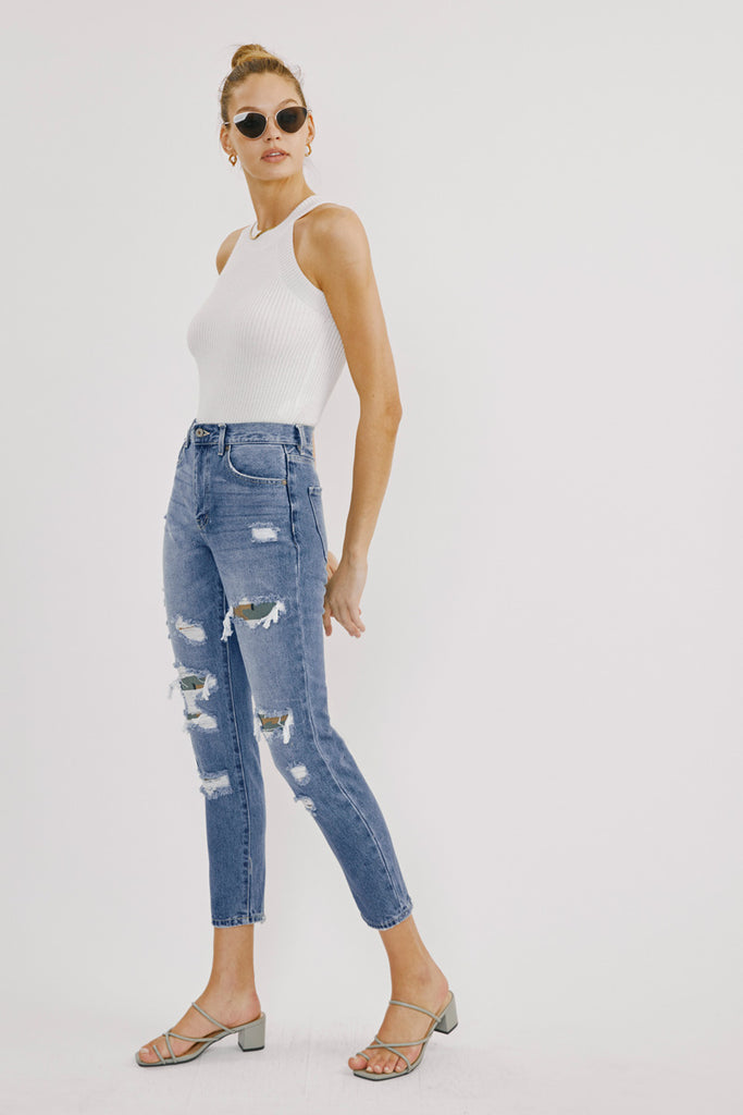 Esmee Ultra High Rise Mom Jeans | Official Kancan USA