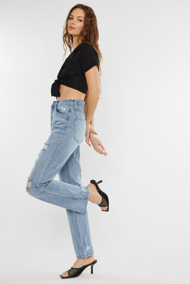 Letitia Ultra High Rise 90's Boyfriend Jeans – Official Kancan USA