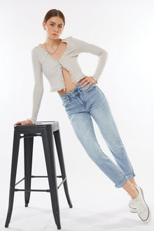  Chantal Ultra High Rise Mom Jeans - Official Kancan USA