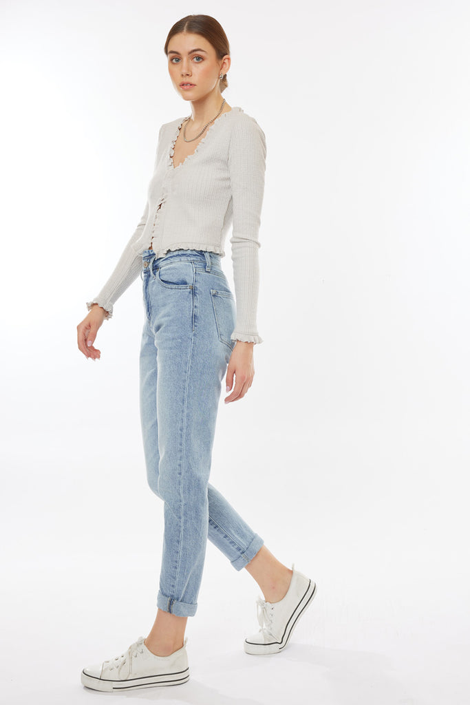 Chantal Ultra High Rise Mom Jeans - Official Kancan USA