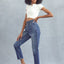 Bronte Ultra High Rise Paperbag Mom Jeans - Official Kancan USA