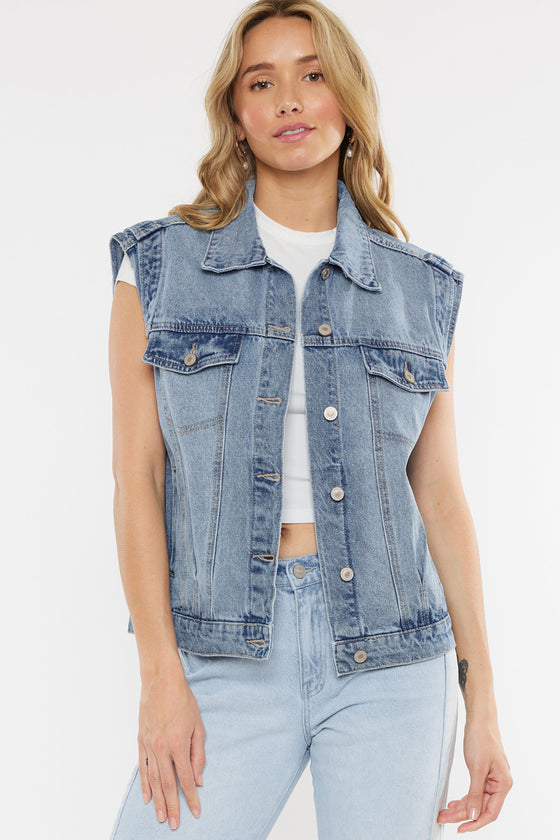 Joey Oversized 80's Vest - Official Kancan USA