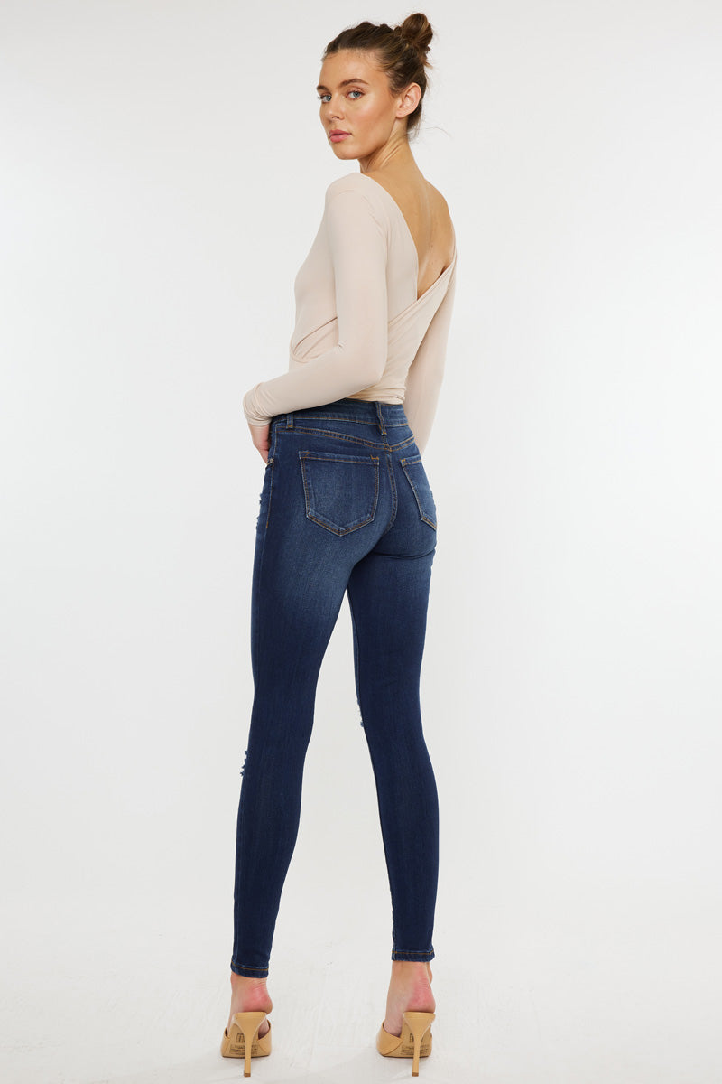 KanCan Jeans  High Waisted White Super Skinny Jeans KC11235WT – American  Blues
