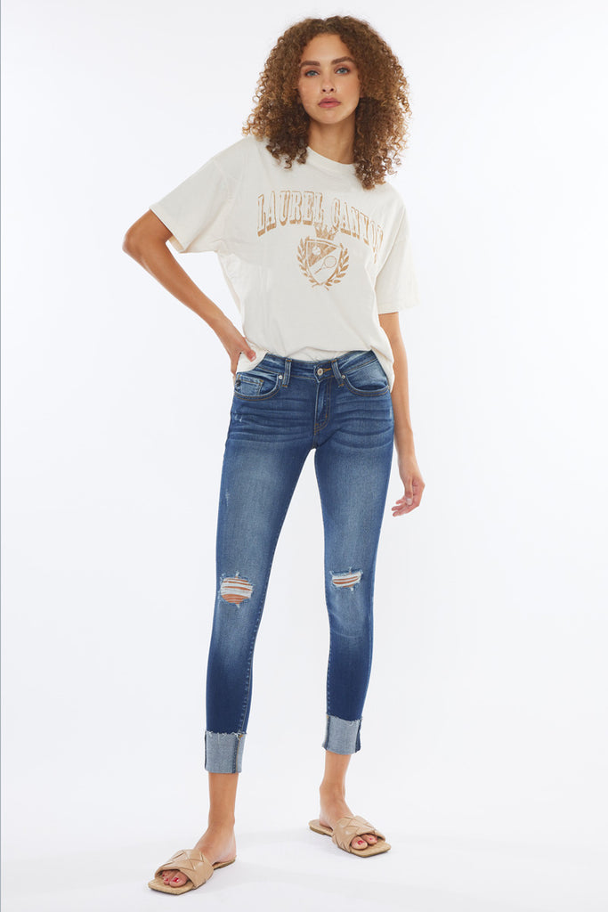 Stella Low Rise Ankle Skinny Jeans - Official Kancan USA