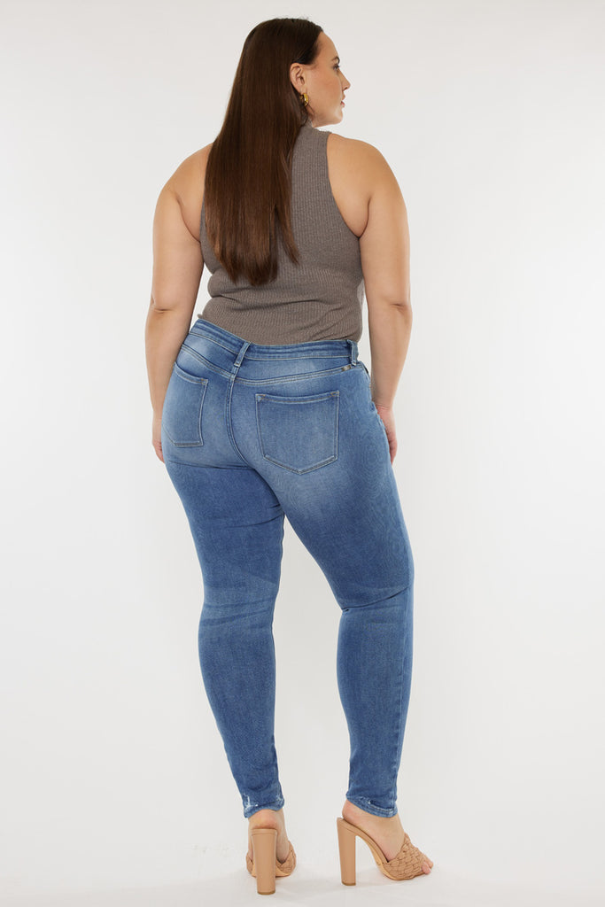 Storm High Rise Super Skinny Jeans (Plus Size) - Official Kancan USA