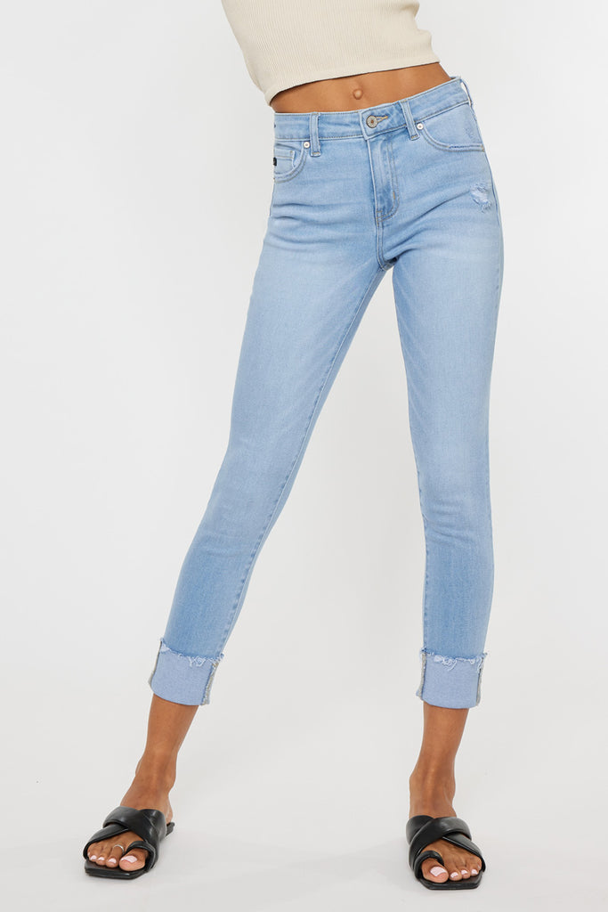 Remy High Rise Ankle Skinny Jeans - Official Kancan USA