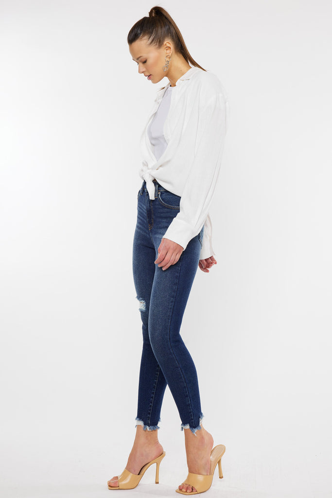 Phoenix High Rise Ankle Skinny Jeans - Official Kancan USA