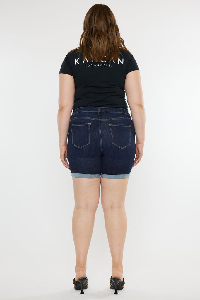 Chance Mid Rise Shorts (Plus Size) - Official Kancan USA