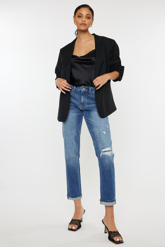 Lexington Mid Rise Boyfriend Jeans - Official Kancan USA