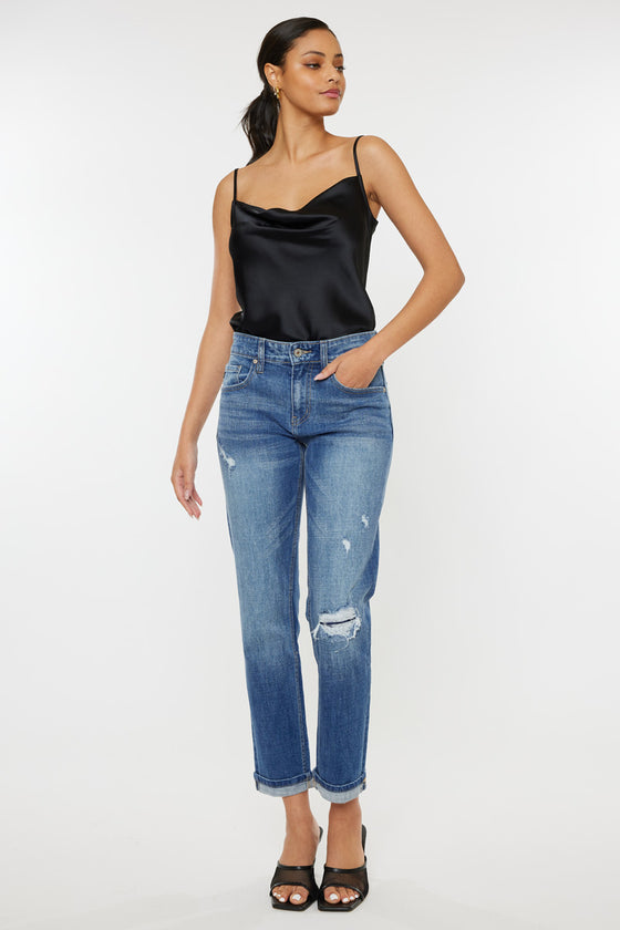 Lexington Mid Rise Boyfriend Jeans - Official Kancan USA