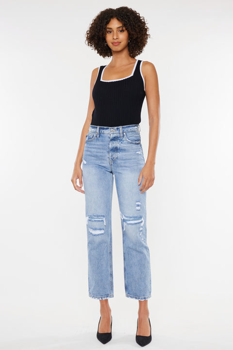 Kiara Ultra High Rise 90's Boyfriend Jeans - Official Kancan USA