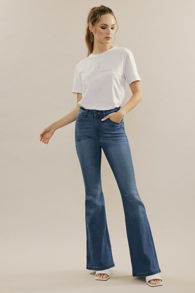 Roel High Rise Super Flare Jeans - Official Kancan USA