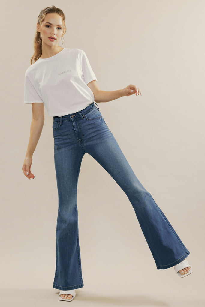 Roel High Rise Super Flare Jeans - Official Kancan USA