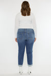 Jayleen Mid Rise Slim Boyfriend Jeans (Plus Size) - Official Kancan USA